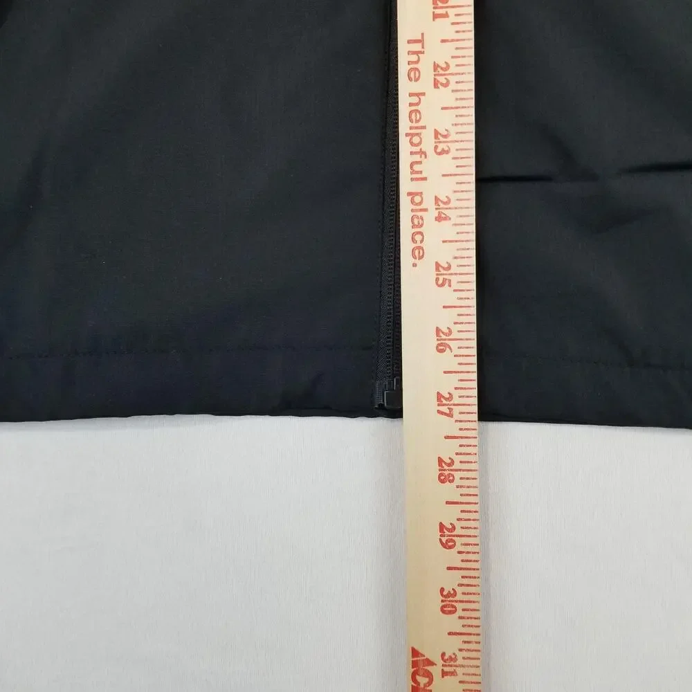 Quiksilver Jacket Mens Medium Black Dryflight Hooded Lightweight Windbreaker NEW